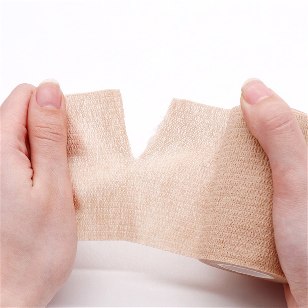 4,5 m selbstklebende elastische Vliesbandage (Sportband für Finger, Knöchel, Handfläche, Schulter, Knie)