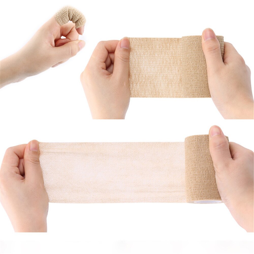 4,5 m selbstklebende elastische Vliesbandage (Sportband für Finger, Knöchel, Handfläche, Schulter, Knie)
