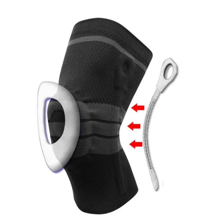 Knee pads for training (silicone gel, spring support)