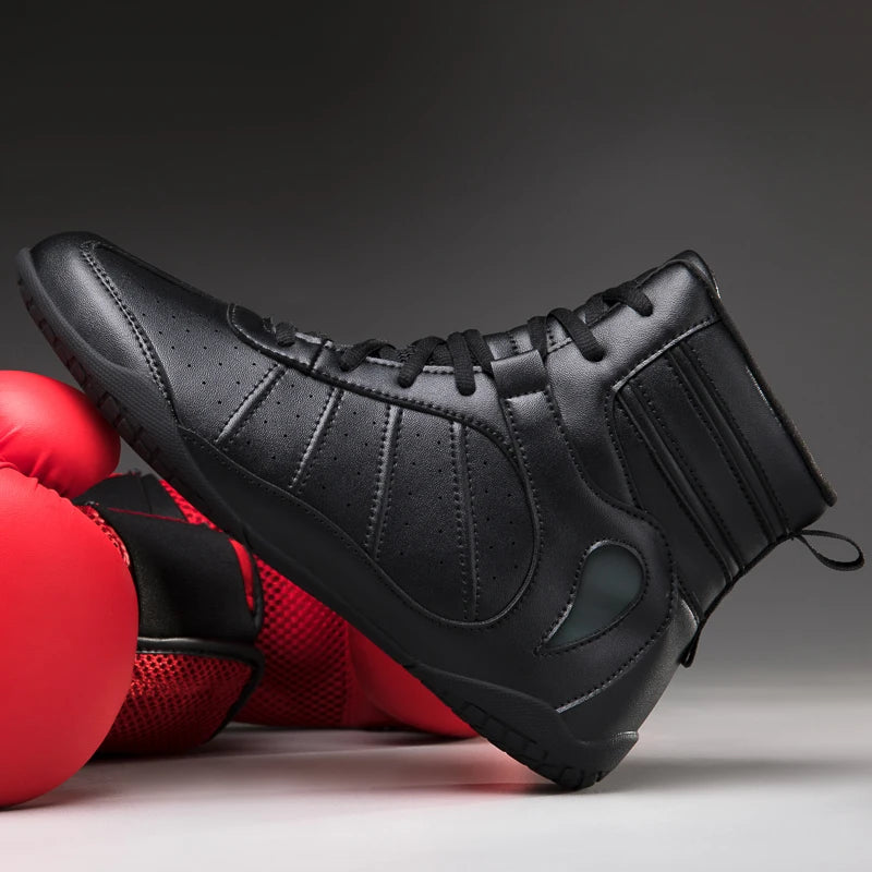 Lace-up boxing shoes (Wrestling shoes)