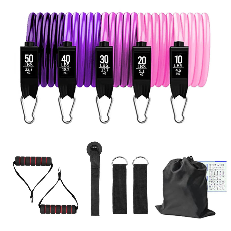 Fitness Resistance Bands Set (Workout Bands)