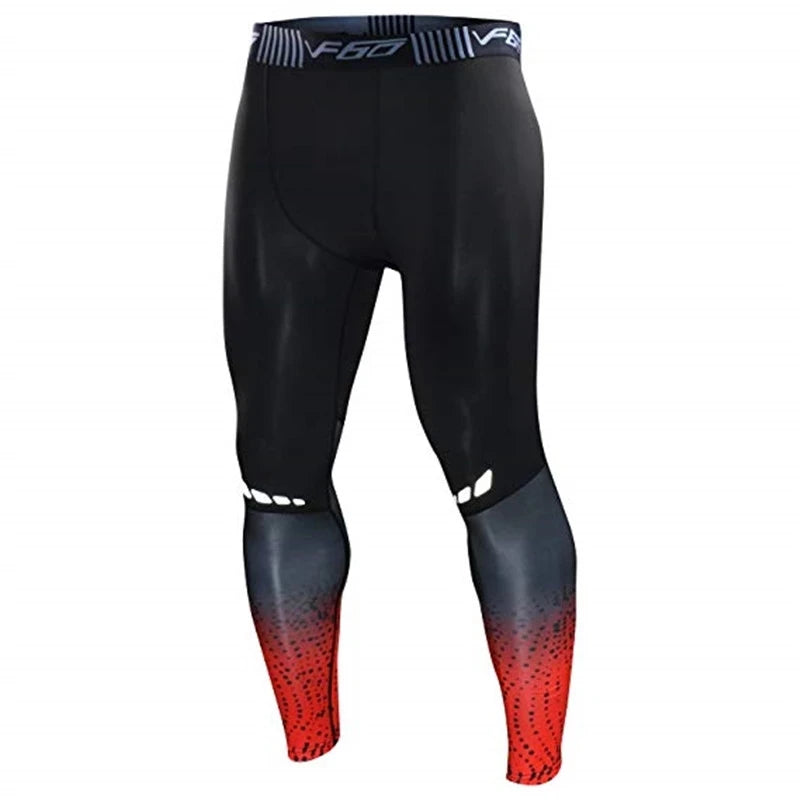 Men's Compression Pants (Quick Dry Sportswear) / Men's Leggings for Fitness and Workout