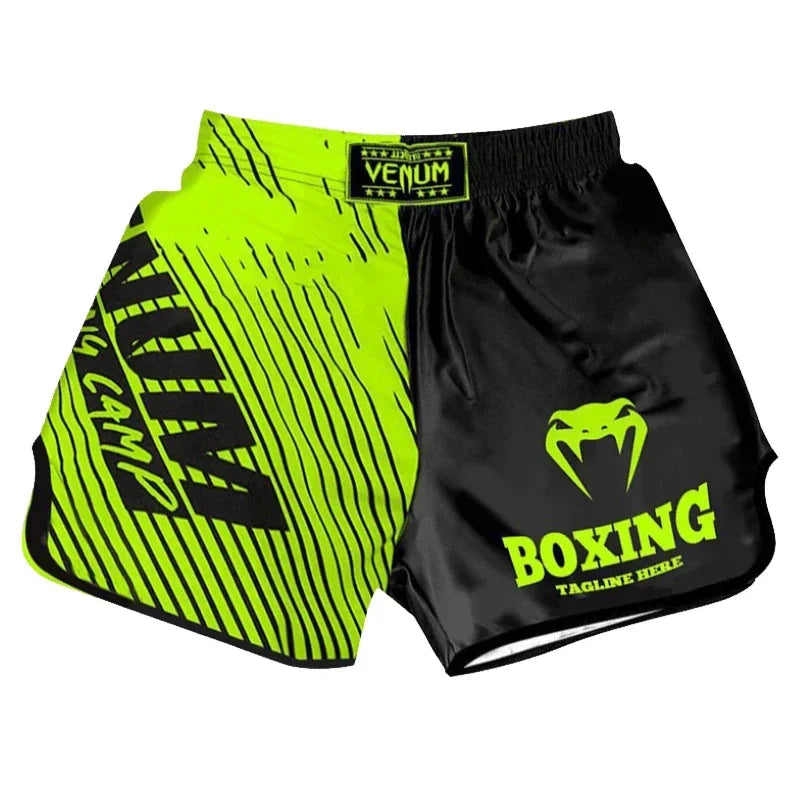 Boxing Shorts (MMA, Thai Boxing, Quick Dry Shorts for Boxing Training)