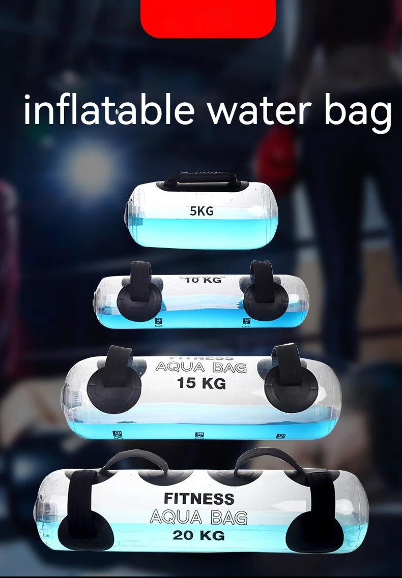 Fitness Aqua Bag Water Power Bags Workout Sandbag Water Home Gym Weightlifting Core Training Bodybuilding Crossfit Exercise Tool