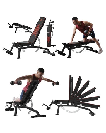 Workout Bench,Adjustable Weight Bench for Home Gym,Versatile Incline/Decline Workout Bench for Full Body Strength