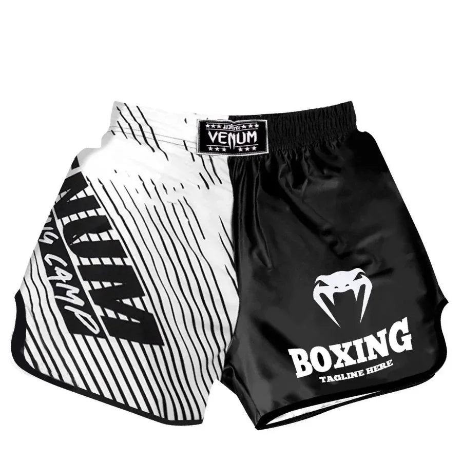 Boxing Shorts (MMA, Thai Boxing, Quick Dry Shorts for Boxing Training)