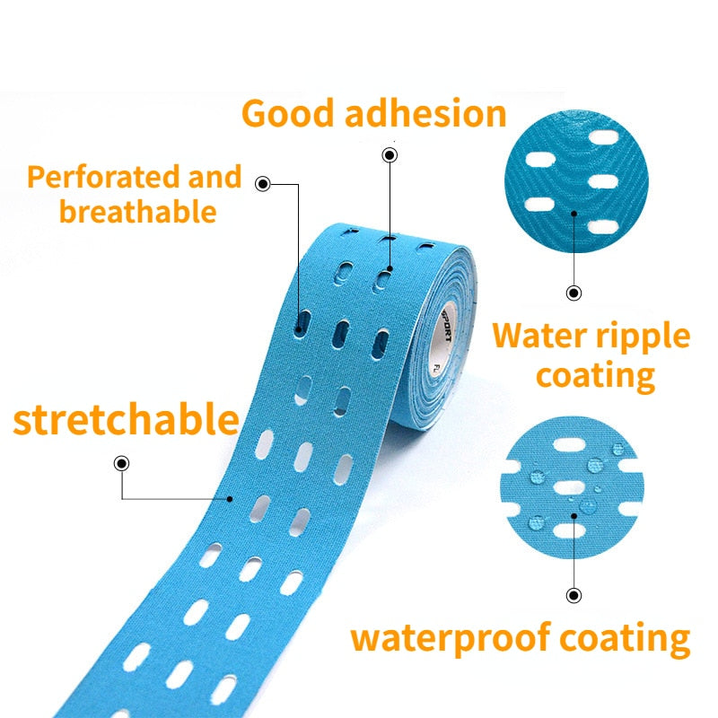 2 inch perforated kinesiology elastic adhesive tape (muscle protection for athletes)