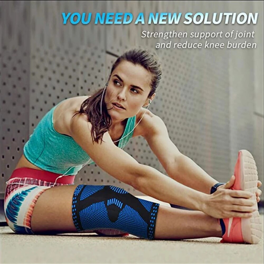 Knee Brace  (Silicone Compression Protection)