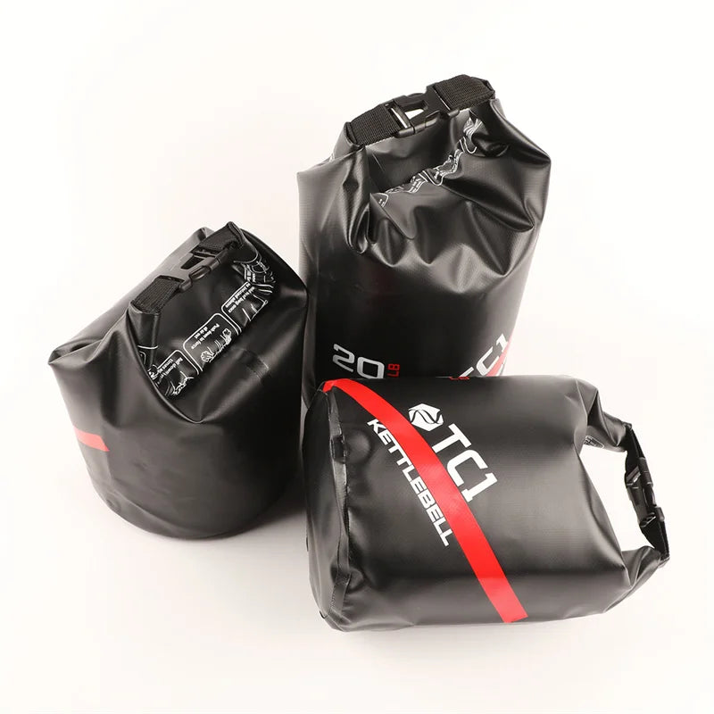 Multifunctional Fitness Power Bag Portable Kettlebell Weightlifting Fitness Water Bag Outdoor Waterproof Storage Dry Bag