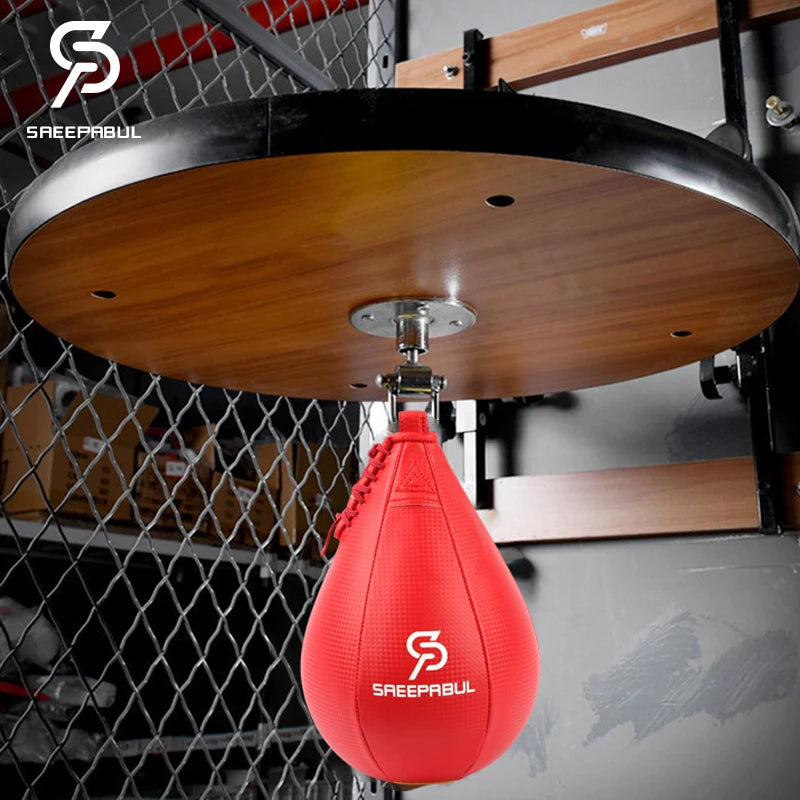 Boxing Speed Ball Set Fitness Boxing Pear Speed Ball Reflex Inflate Punching Speed Bag Training Ball Accessory