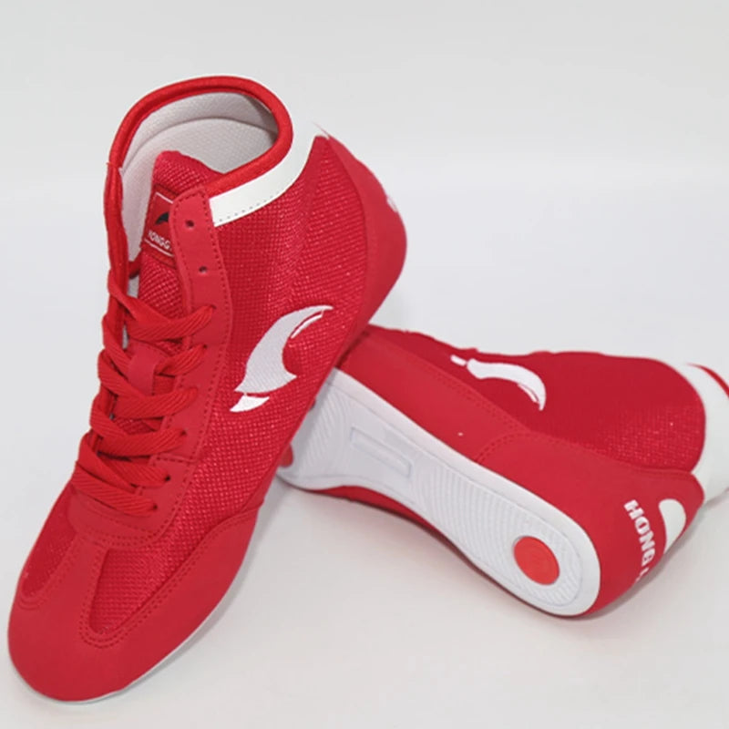 Wrestling/boxing shoes for men, women, youth and children (reliable shoes for wrestling, boxing, weightlifting and bodybuilding - martial arts)