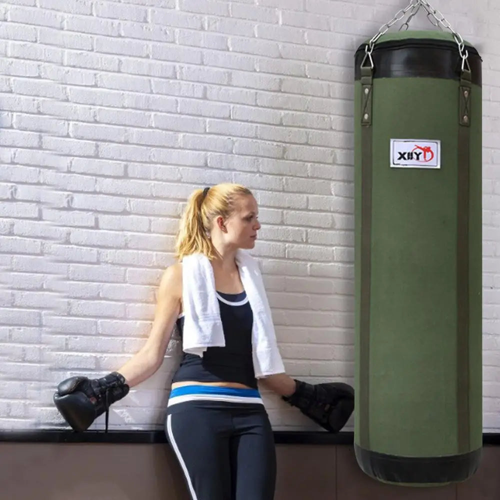 Professional Boxing Punching Bag Sandbag Training Thai Sand Fight Karate Fitness Gym Empty-Heavy Kick Boxing Bag