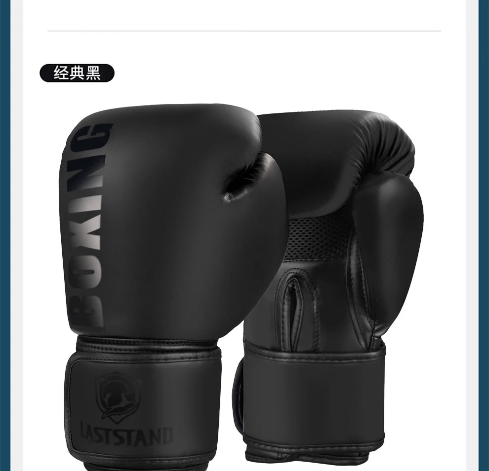 New Pro Boxing Gloves For Women Men Sanda Training Sandbags Muay Thai Combat Fight Adults Kickboxing Gloves