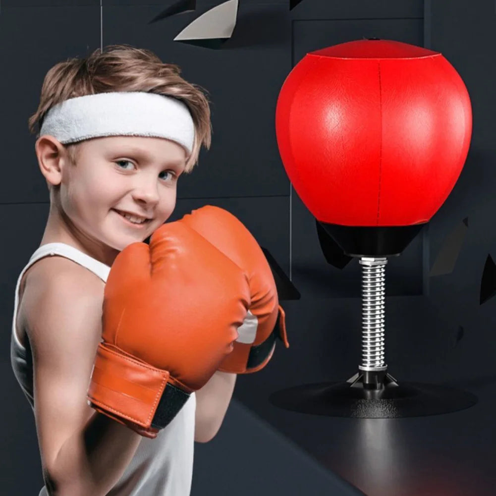 PU Desktop Boxing Ball Stress Relief Fighting Speed Training Punching Bag Muay Tai MMA Exercise Suction Table Boxing Punch Ball