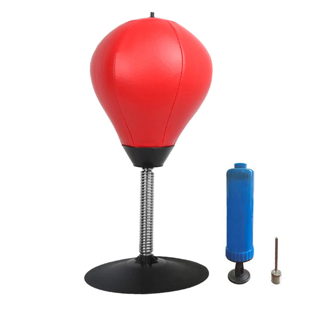 PU Desktop Boxing Ball Stress Relief Fighting Speed Training Punching Bag Muay Tai MMA Exercise Suction Table Boxing Punch Ball