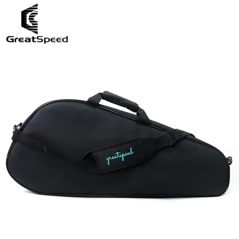 2024 New GREATSPEED 3pcs Tennis Badminton Raquet Sports Bag One Shoulder Pack Men Women Simple Racket Bags