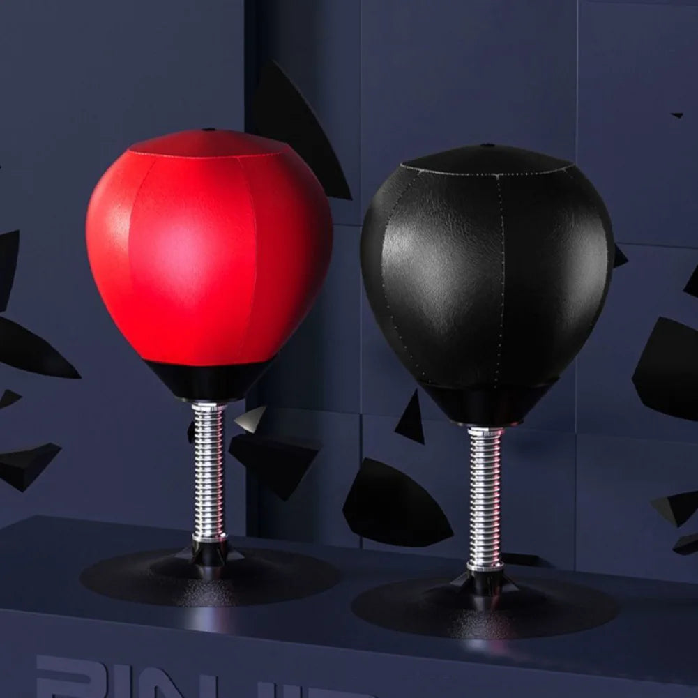 PU Desktop Boxing Ball Stress Relief Fighting Speed Training Punching Bag Muay Tai MMA Exercise Suction Table Boxing Punch Ball