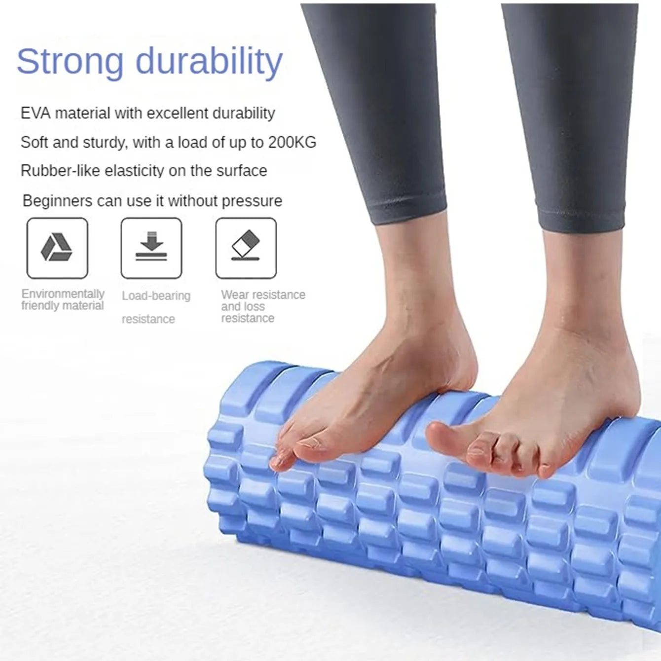 Foam massage roller for back muscles 33cm