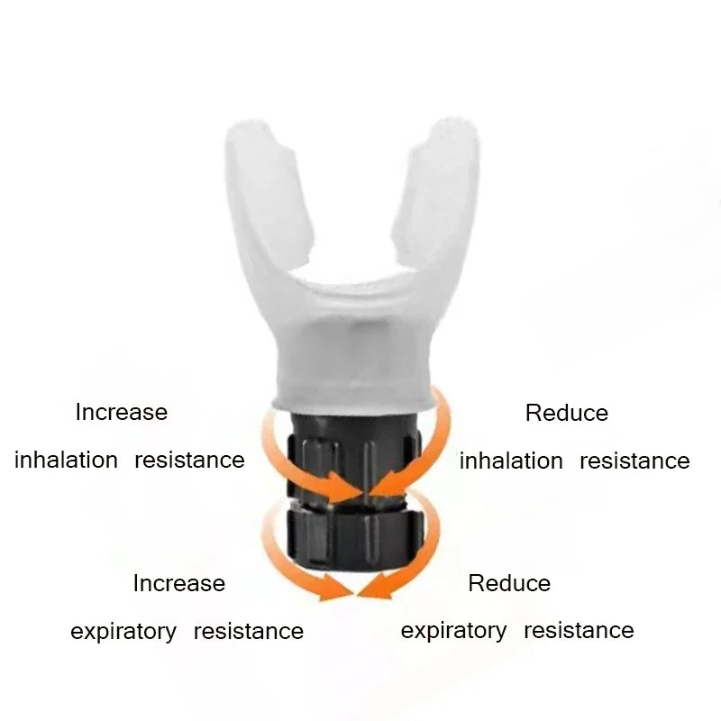 Breathing trainer, lung exercises